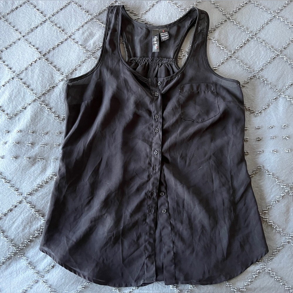4 for $20 | Fun & Flirt | Sheer Racerback Tank Top